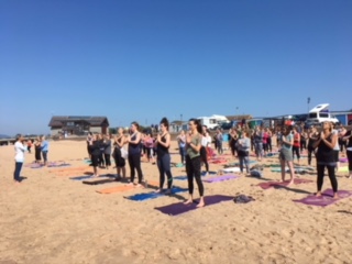 yoga on the beach 2